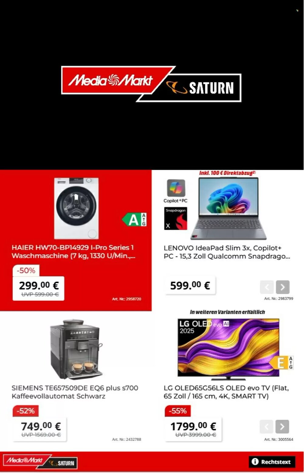 MediaMarkt Prospekt (ab 09.03.2026) zum Blättern - Seite 1