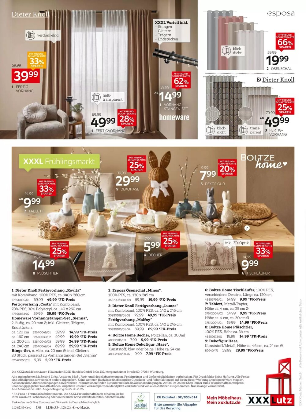 XXXLutz Prospekt (ab 09.03.2026) zum Blättern - Seite 22