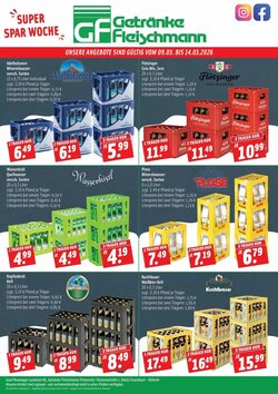 Getränke Fleischmann Prospekt (ab 09.03.2026) zum Blättern