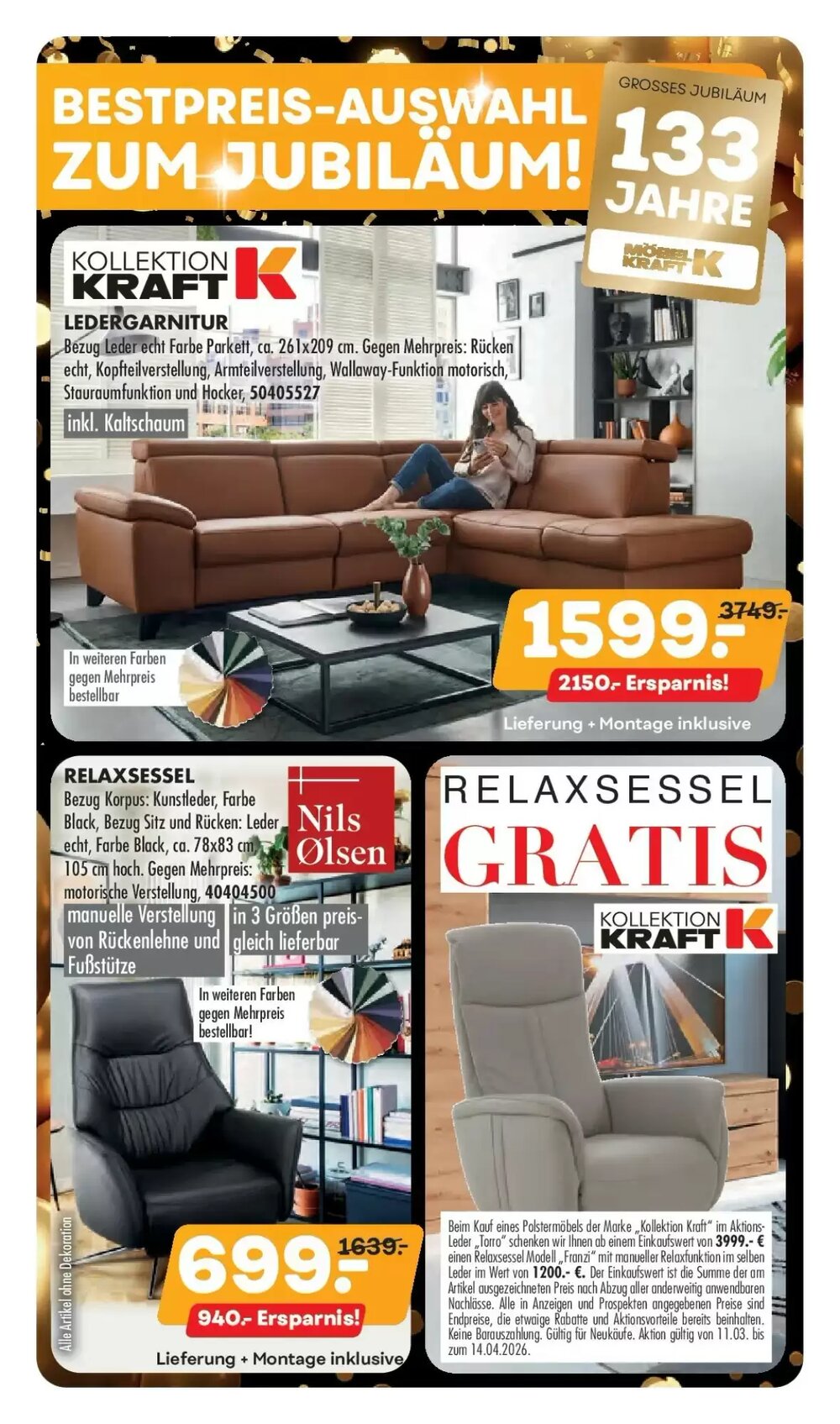 Möbel Kraft Prospekt (ab 10.03.2026) zum Blättern - Seite 1