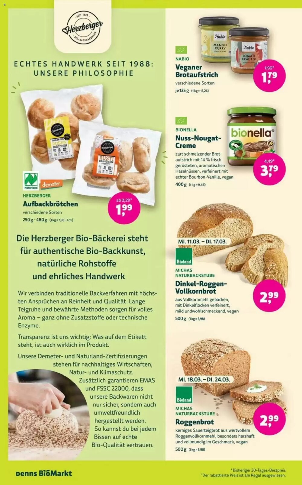Denns BioMarkt Prospekt (ab 11.03.2026) zum Blättern - Seite 10
