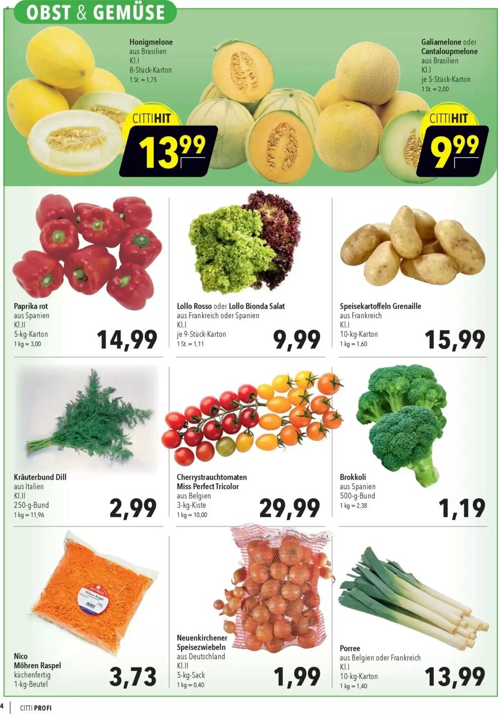 CITTI Markt Prospekt (ab 11.03.2026) zum Blättern - Seite 4