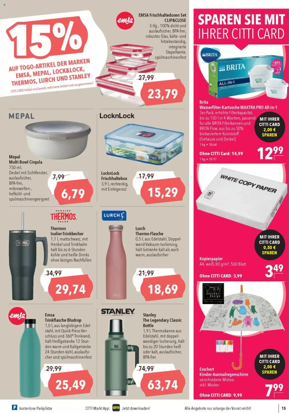 CITTI Markt Prospekt (ab 11.03.2026) zum Blättern - Seite 19