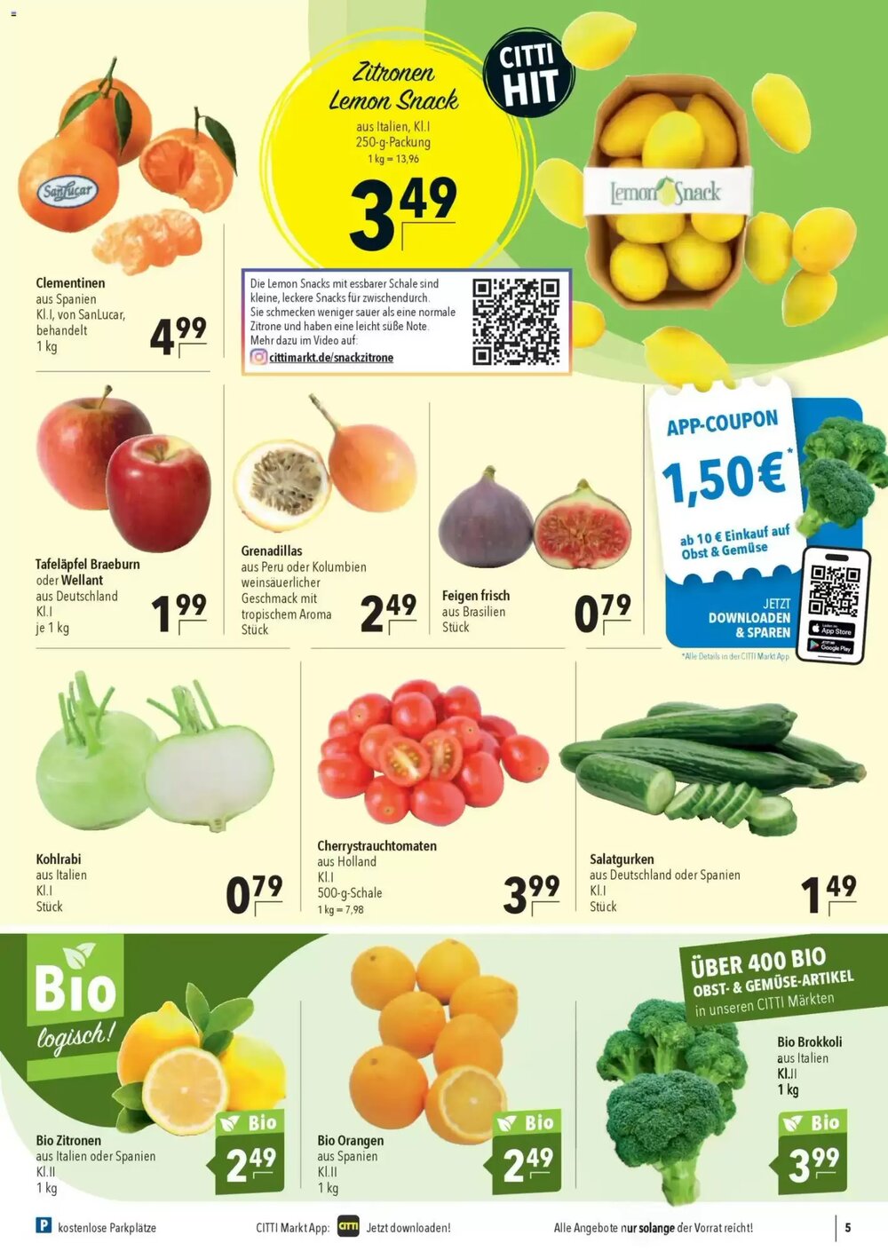 CITTI Markt Prospekt (ab 11.03.2026) zum Blättern - Seite 5