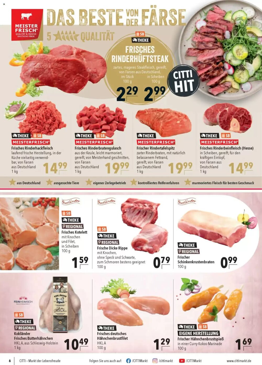 CITTI Markt Prospekt (ab 11.03.2026) zum Blättern - Seite 6