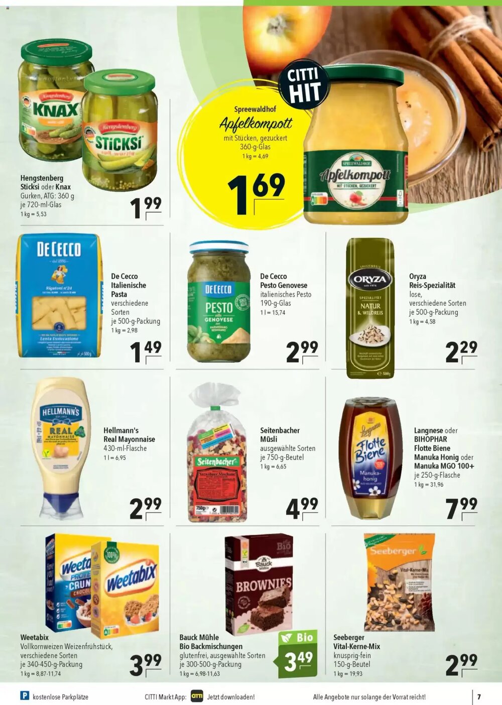 CITTI Markt Prospekt (ab 11.03.2026) zum Blättern - Seite 7