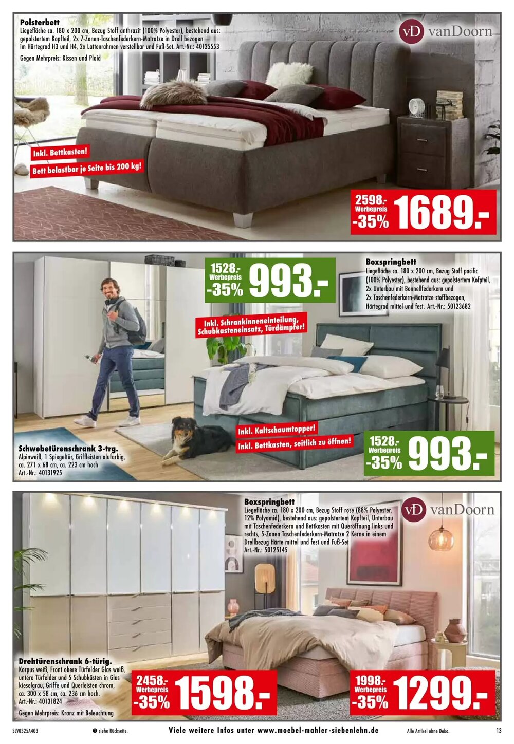 Möbel Mahler Prospekt (ab 11.03.2026) zum Blättern - Seite 13