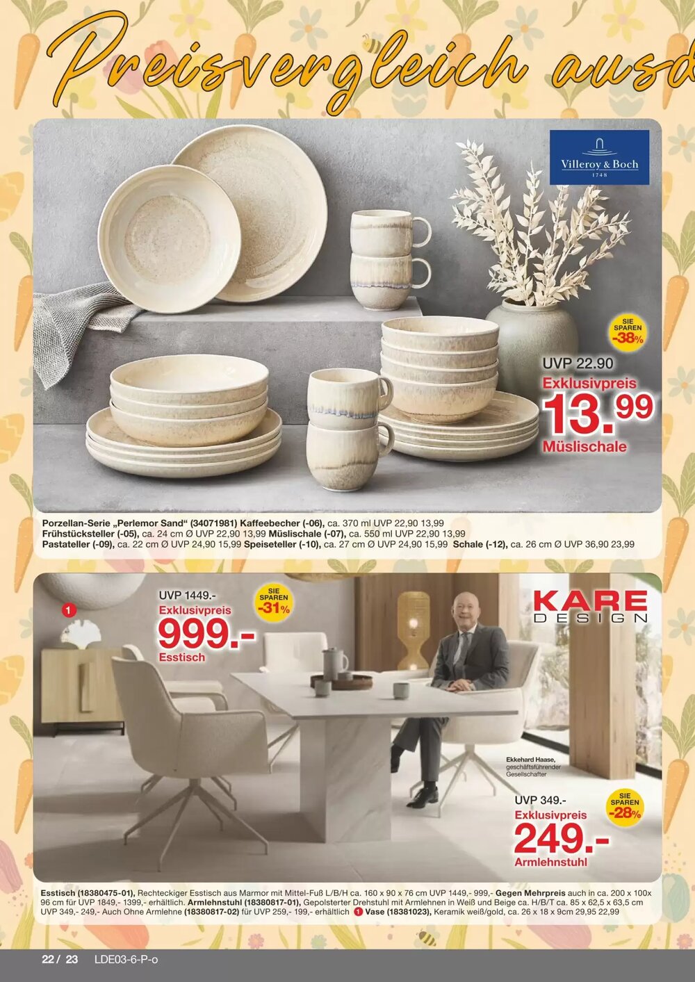 Möbelzentrum Pforzheim Prospekt (ab 11.03.2026) zum Blättern - Seite 22