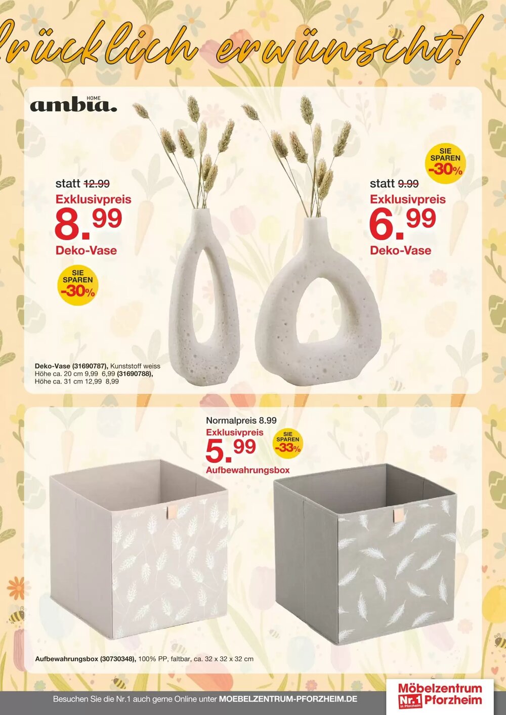 Möbelzentrum Pforzheim Prospekt (ab 11.03.2026) zum Blättern - Seite 23