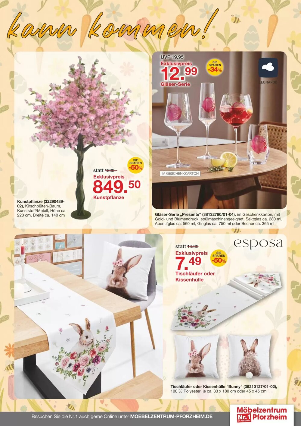 Möbelzentrum Pforzheim Prospekt (ab 11.03.2026) zum Blättern - Seite 29