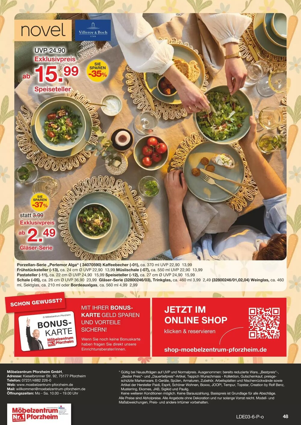 Möbelzentrum Pforzheim Prospekt (ab 11.03.2026) zum Blättern - Seite 48