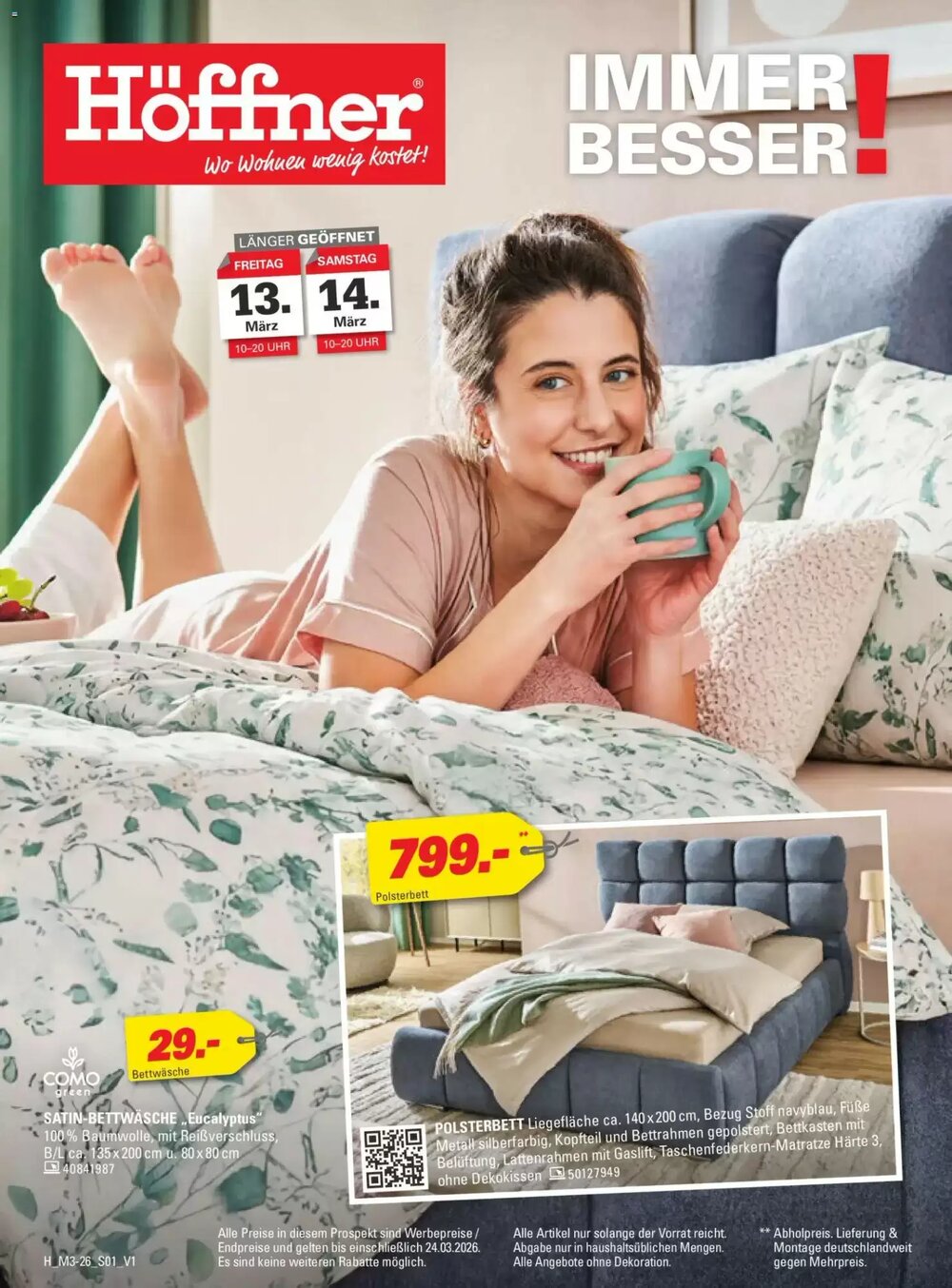 Höffner Prospekt (ab 11.03.2026) zum Blättern - Seite 1