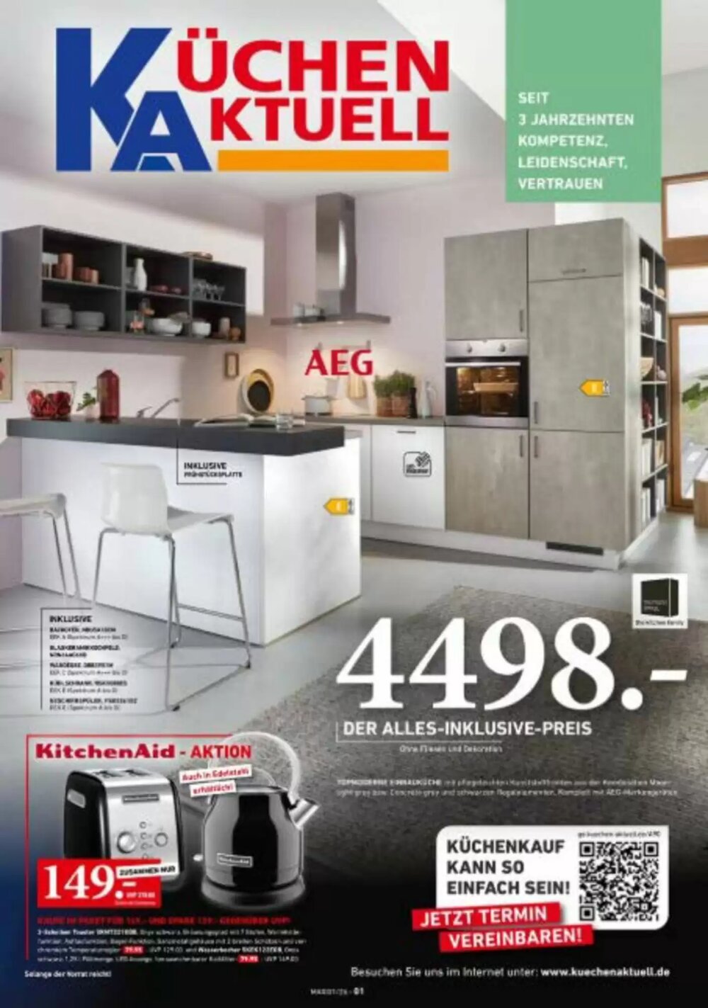 Küchen Aktuell Prospekt (ab 11.03.2026) zum Blättern - Seite 1