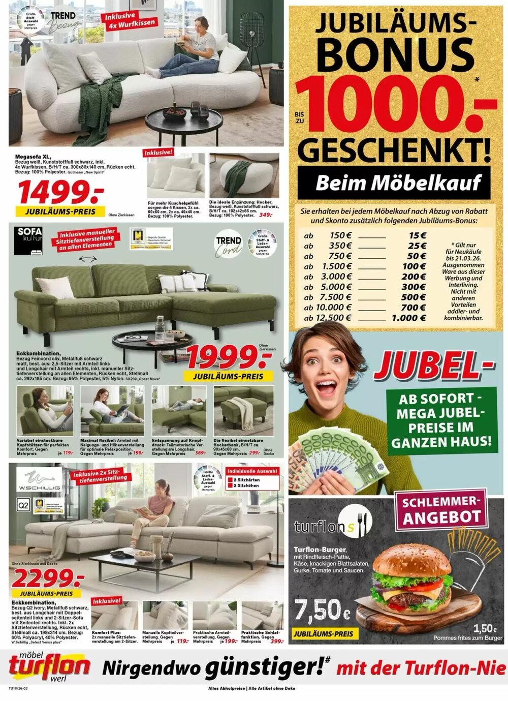 Möbel Turflon Prospekt (ab 11.03.2026) zum Blättern - Seite 2