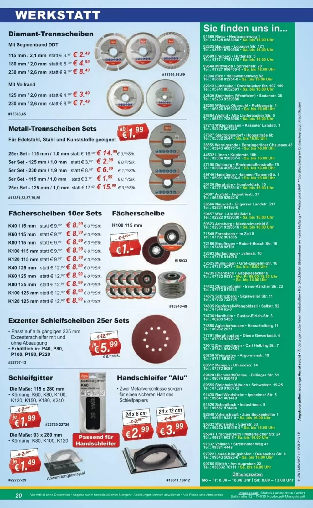 Stabilo Fachmarkt Prospekt (ab 11.03.2026) zum Blättern - Seite 20