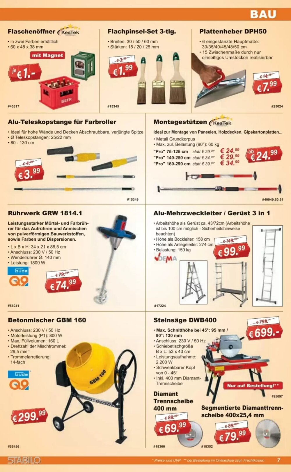 Stabilo Fachmarkt Prospekt (ab 11.03.2026) zum Blättern - Seite 7