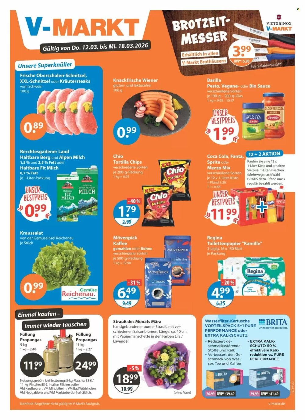V Markt Prospekt (ab 12.03.2026) zum Blättern - Seite 1