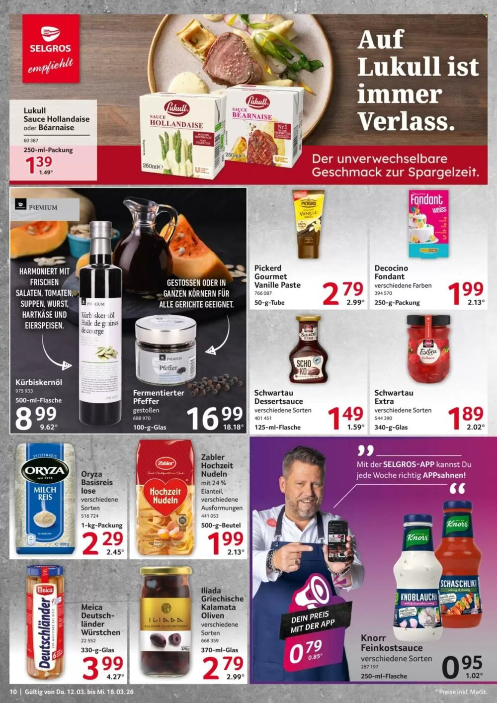 Selgros Prospekt (ab 12.03.2026) zum Blättern - Seite 10