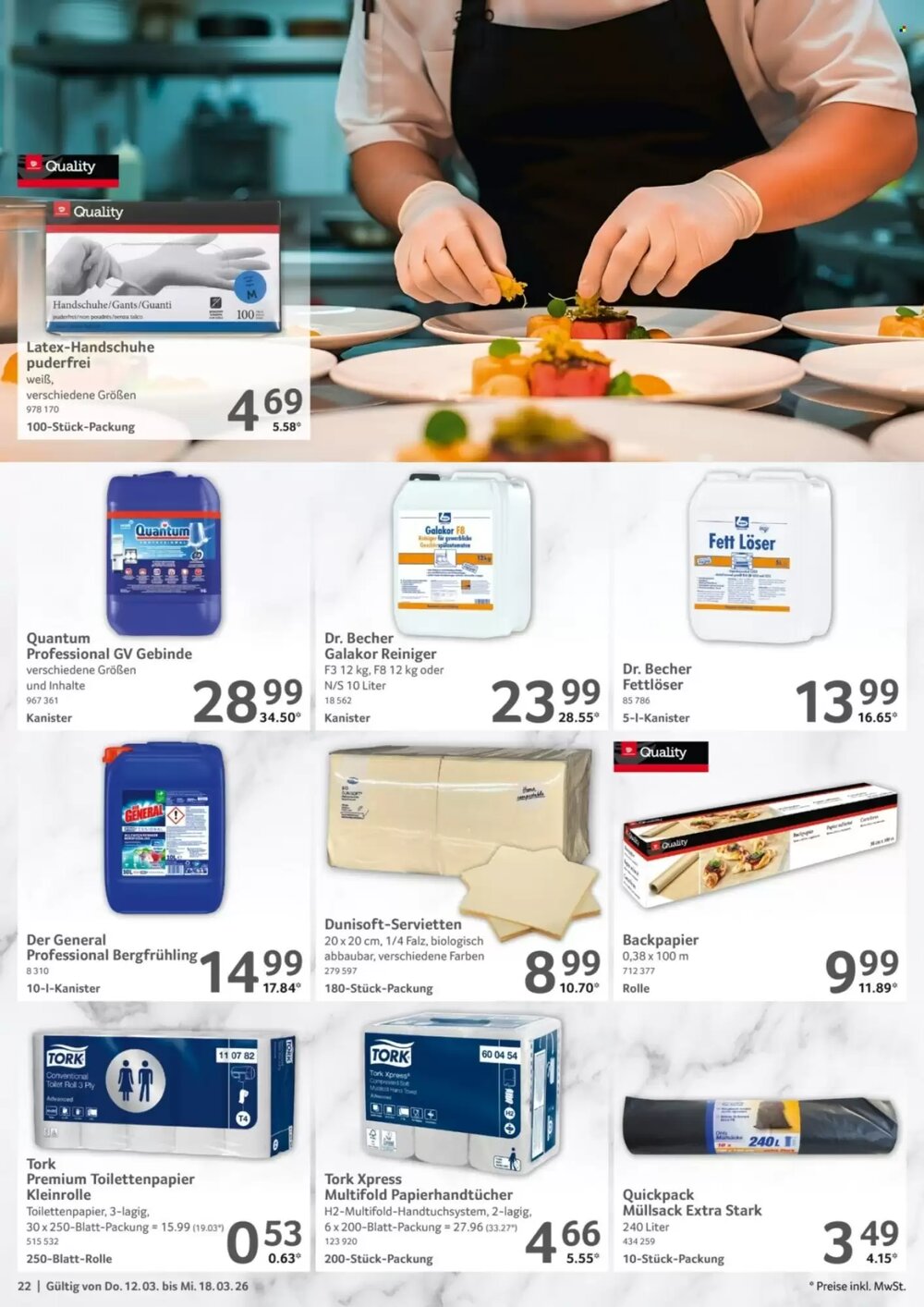 Selgros Prospekt (ab 12.03.2026) zum Blättern - Seite 22