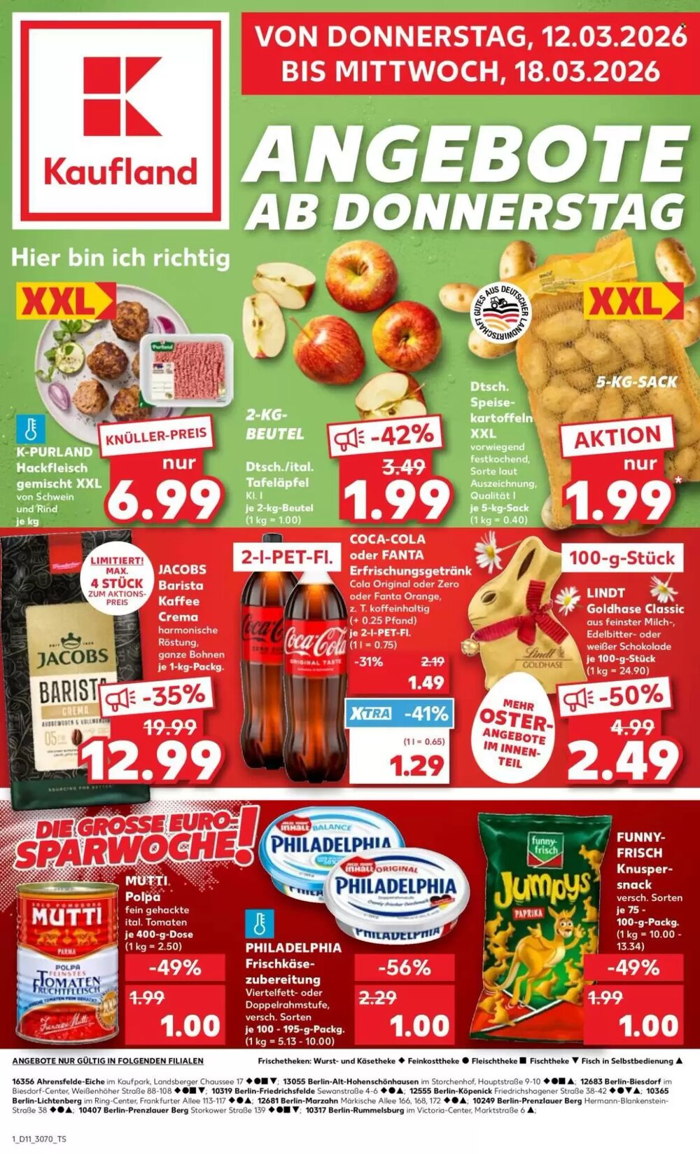 Kaufland Prospekt (ab 12.03.2026) zum Blättern - Seite 1