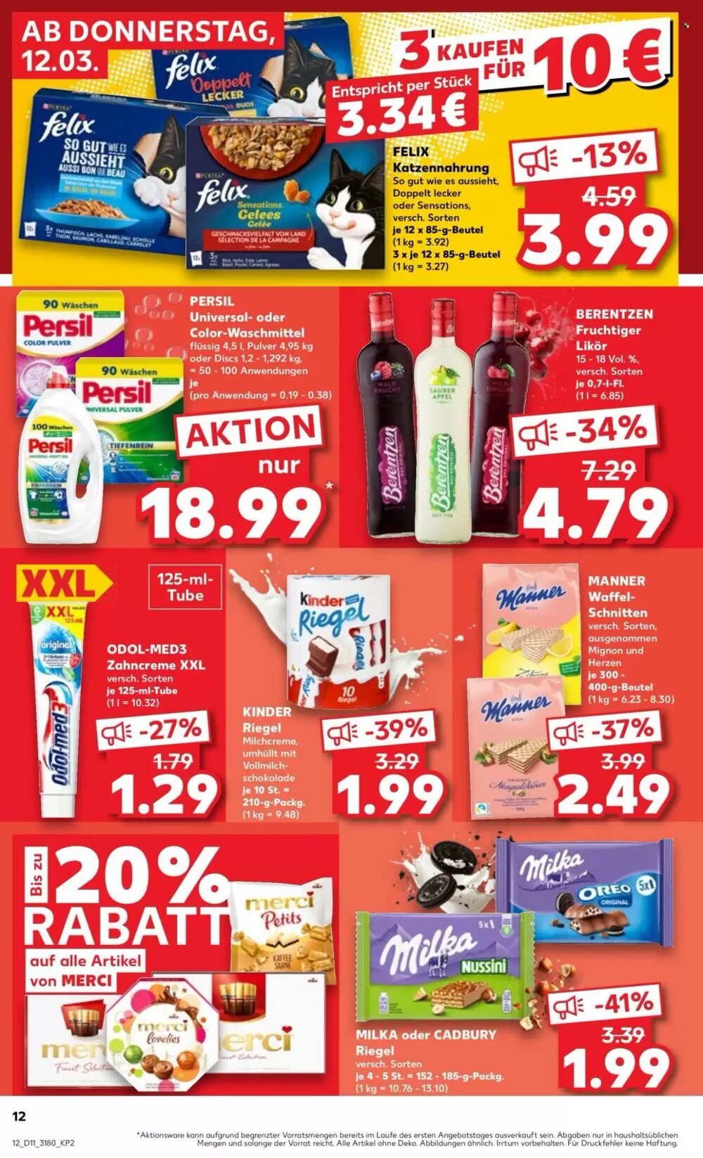 Kaufland Prospekt (ab 12.03.2026) zum Blättern - Seite 12