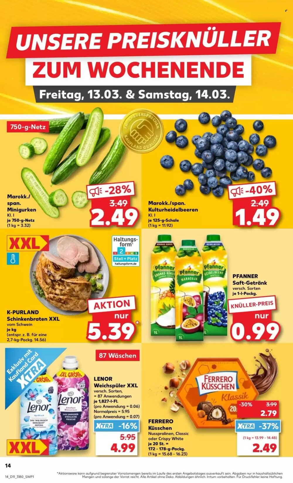 Kaufland Prospekt (ab 12.03.2026) zum Blättern - Seite 14