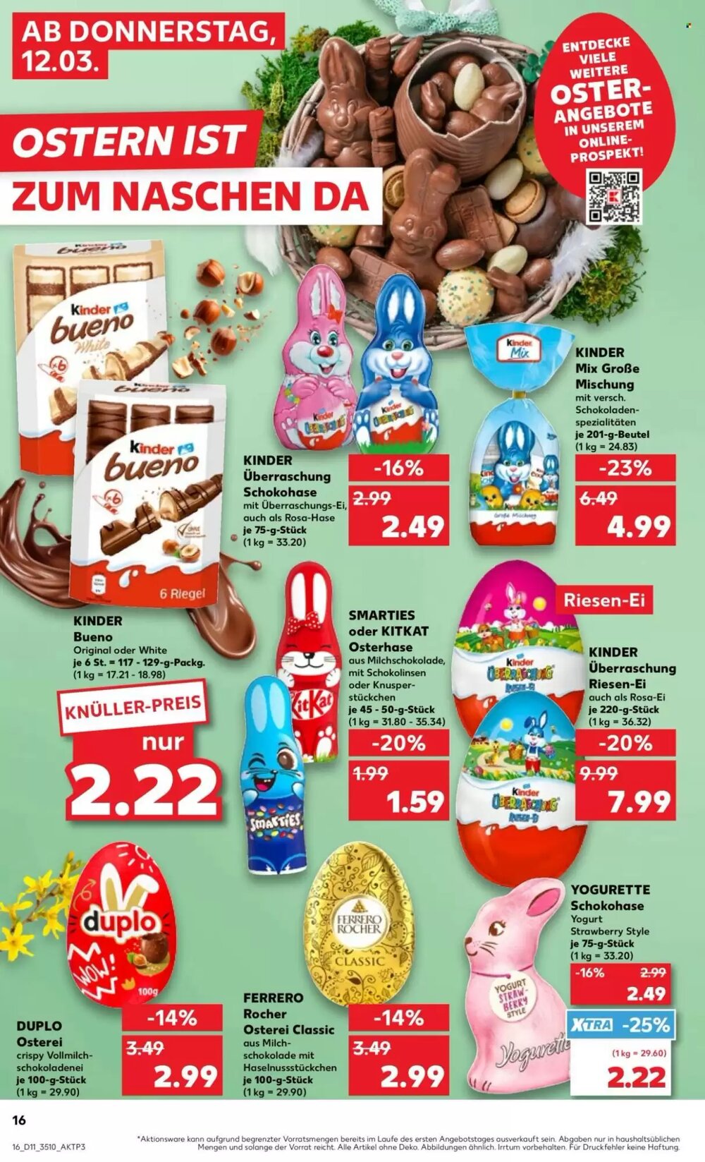 Kaufland Prospekt (ab 12.03.2026) zum Blättern - Seite 16