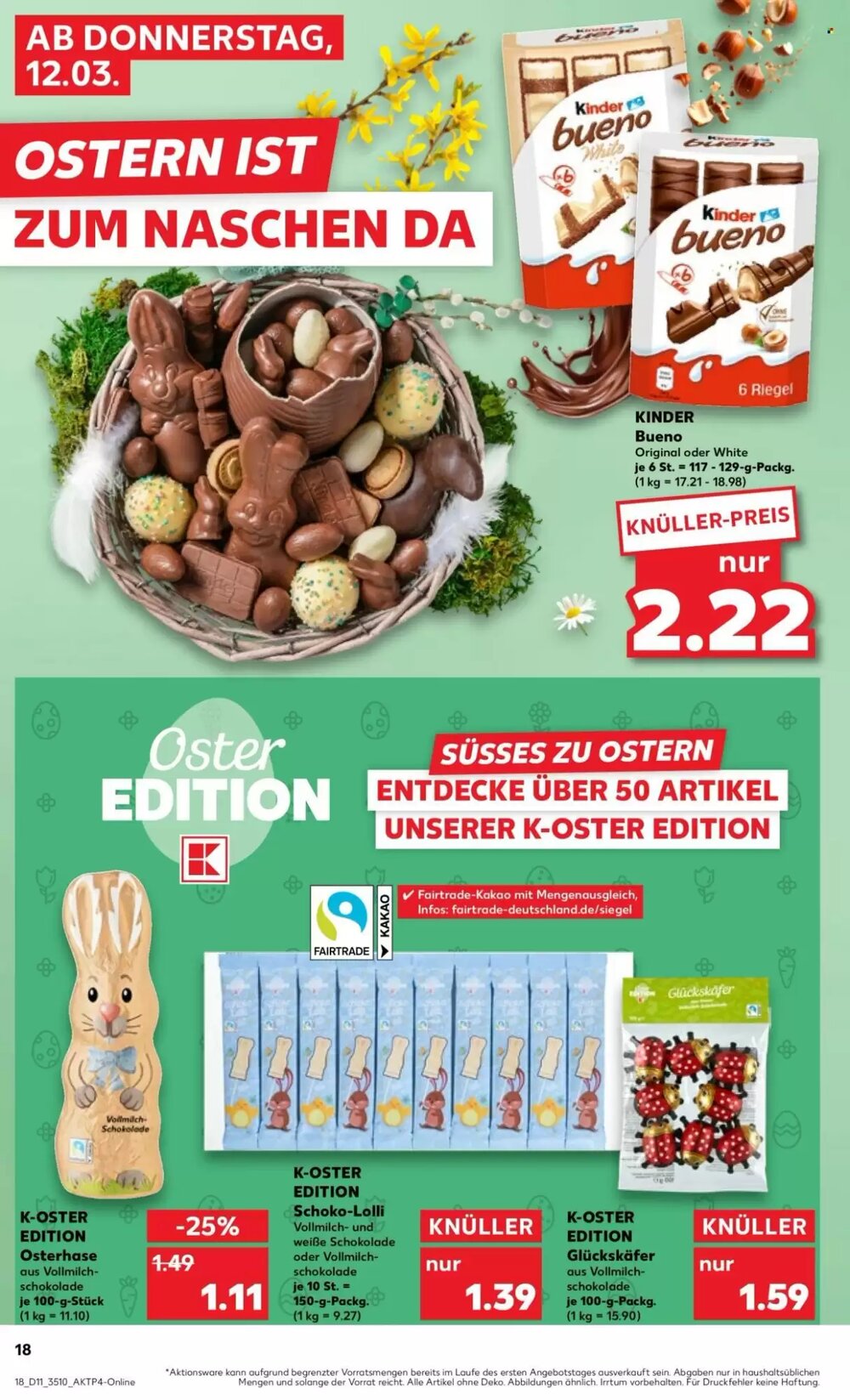 Kaufland Prospekt (ab 12.03.2026) zum Blättern - Seite 18