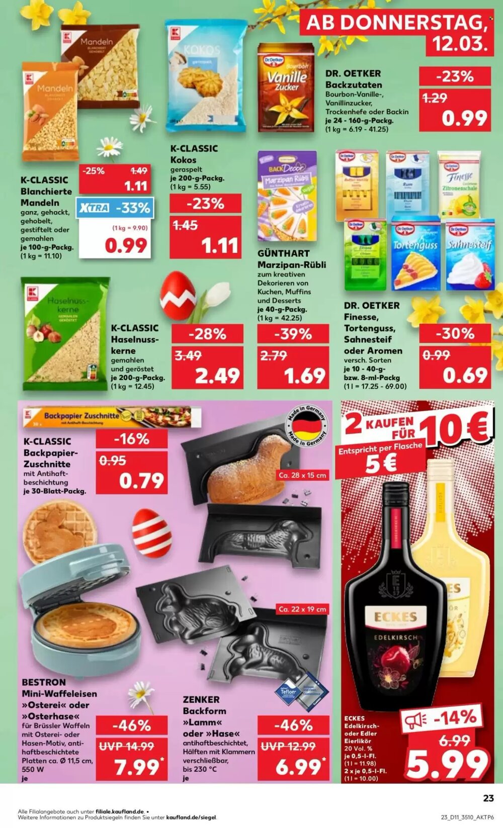 Kaufland Prospekt (ab 12.03.2026) zum Blättern - Seite 23