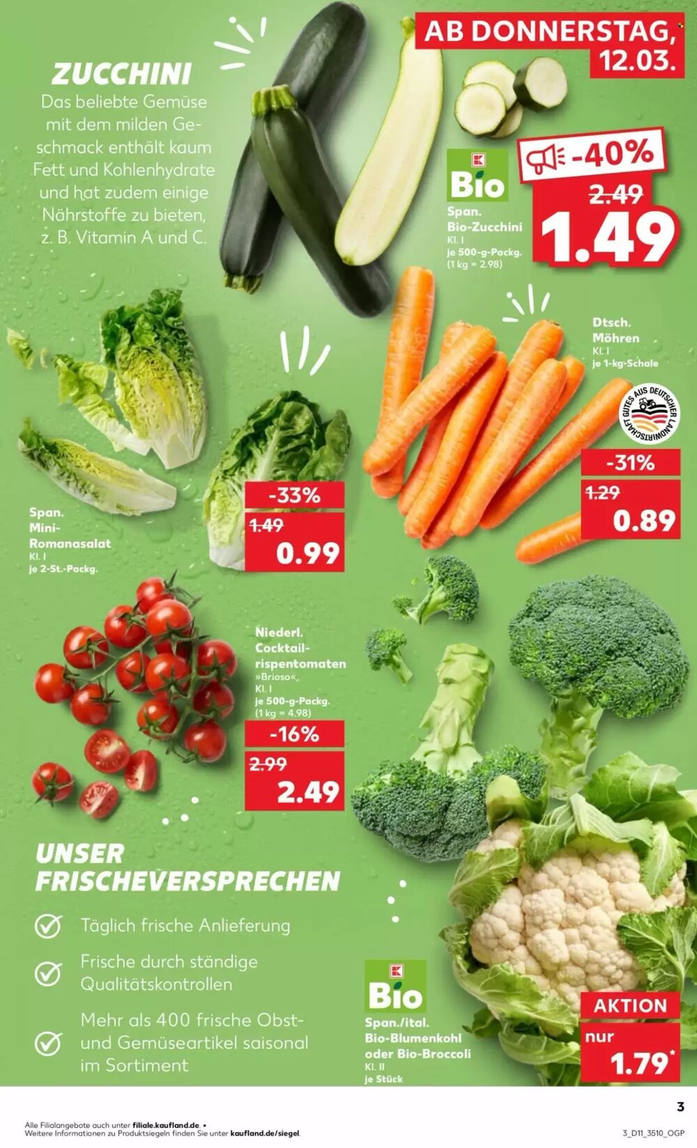 Kaufland Prospekt (ab 12.03.2026) zum Blättern - Seite 3