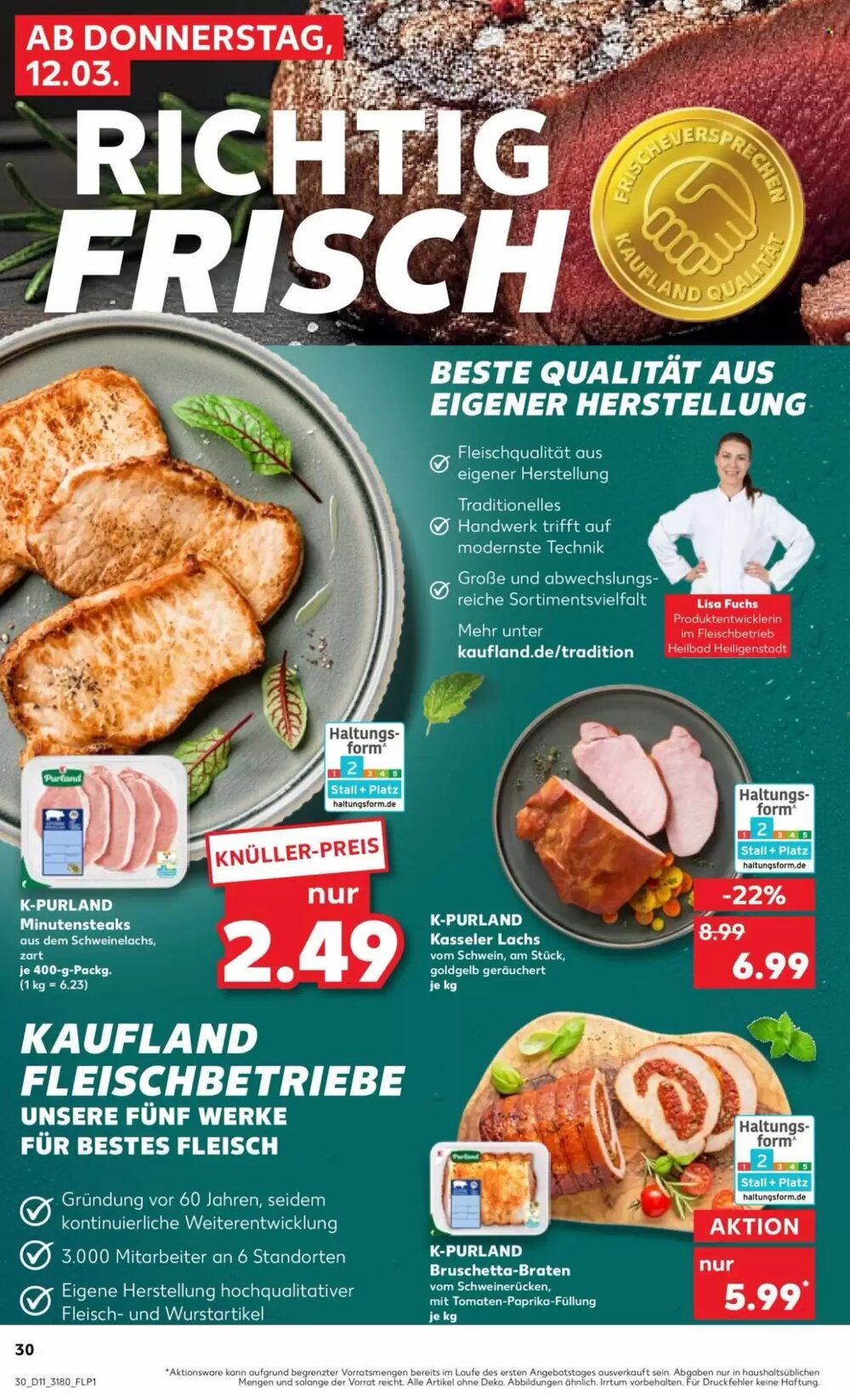 Kaufland Prospekt (ab 12.03.2026) zum Blättern - Seite 30