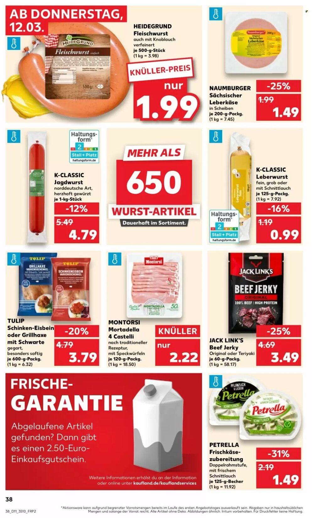 Kaufland Prospekt (ab 12.03.2026) zum Blättern - Seite 38