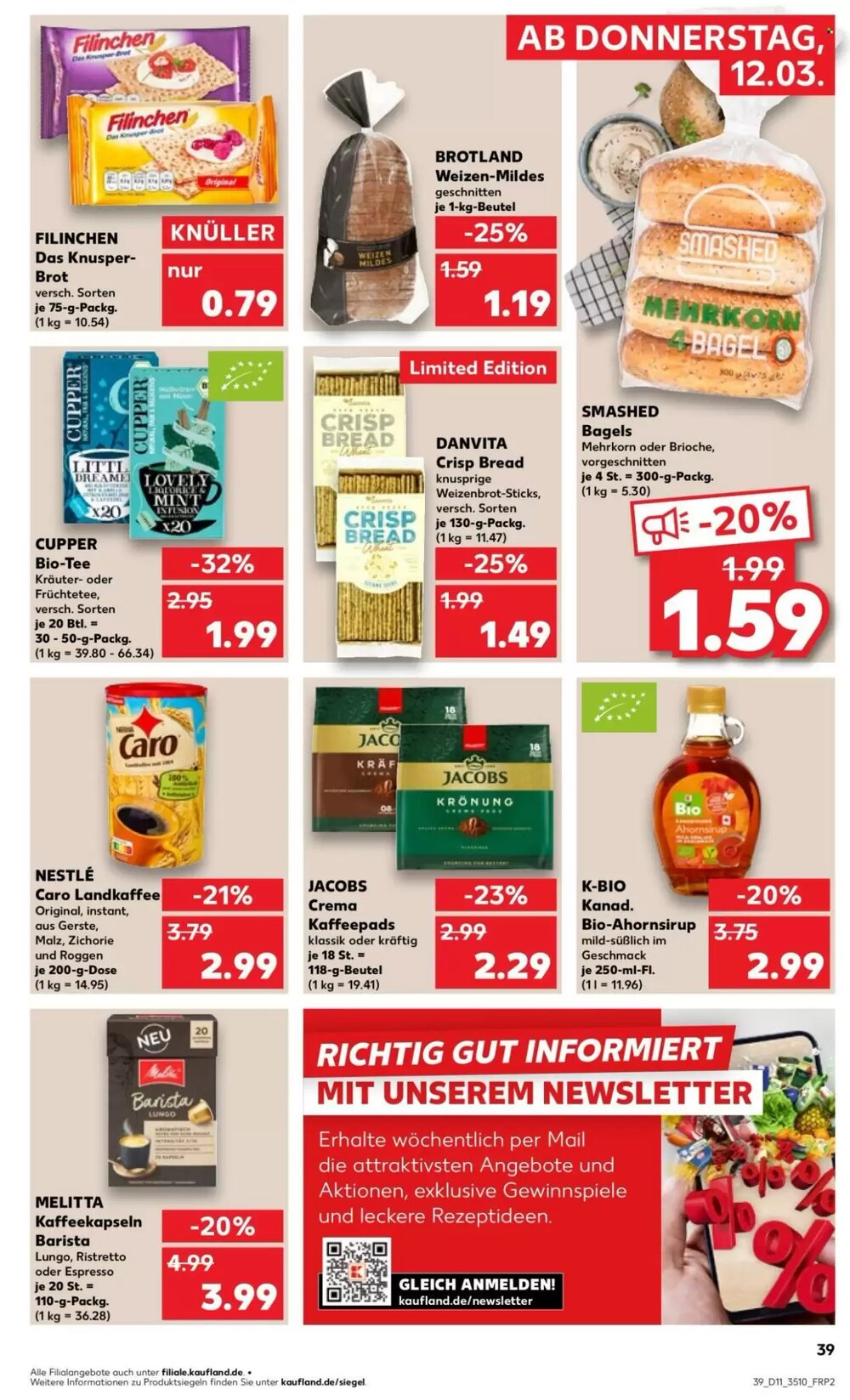 Kaufland Prospekt (ab 12.03.2026) zum Blättern - Seite 39