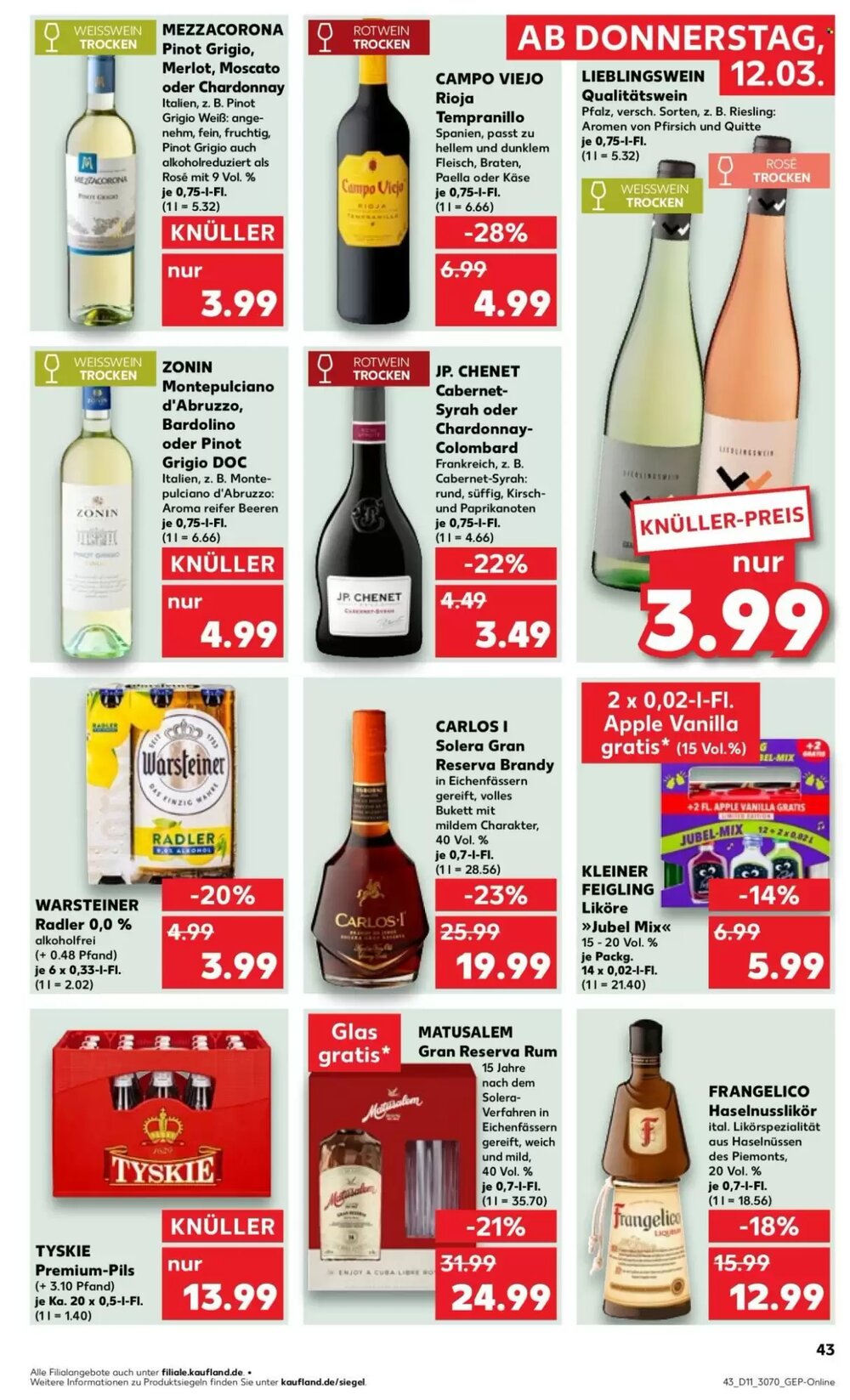 Kaufland Prospekt (ab 12.03.2026) zum Blättern - Seite 43