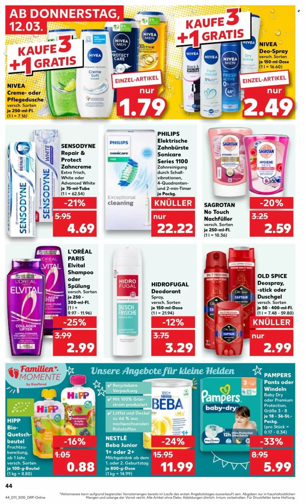 Kaufland Prospekt (ab 12.03.2026) zum Blättern - Seite 44