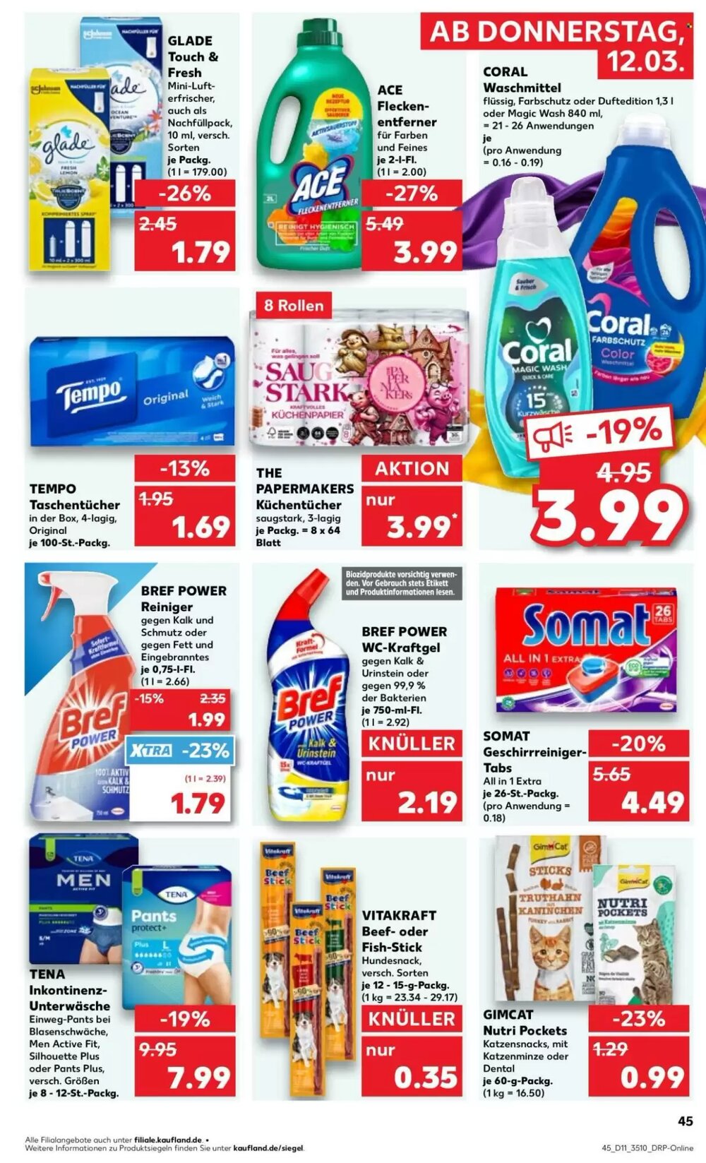 Kaufland Prospekt (ab 12.03.2026) zum Blättern - Seite 45