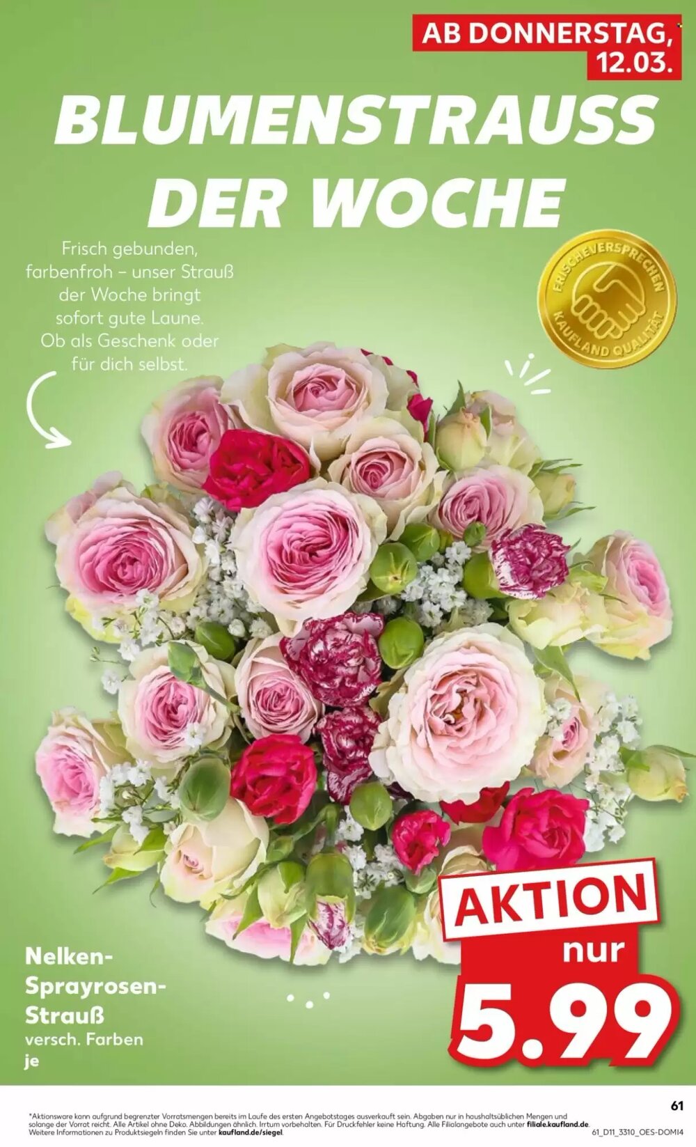 Kaufland Prospekt (ab 12.03.2026) zum Blättern - Seite 61