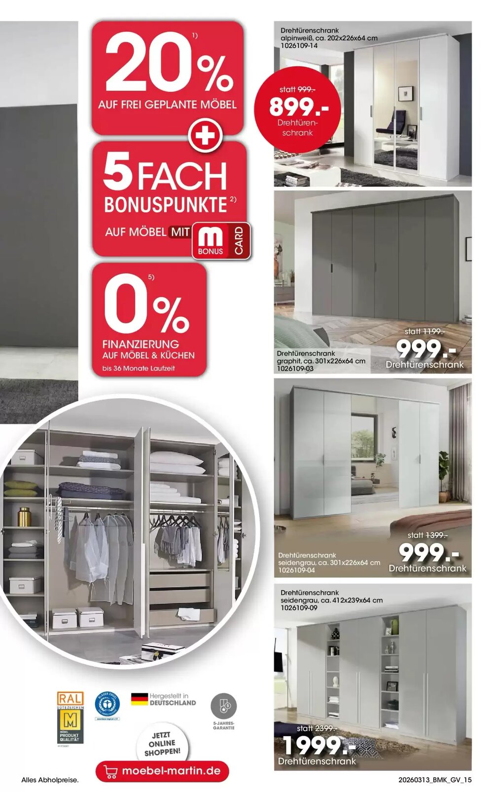 Möbel Martin Prospekt (ab 12.03.2026) zum Blättern - Seite 15