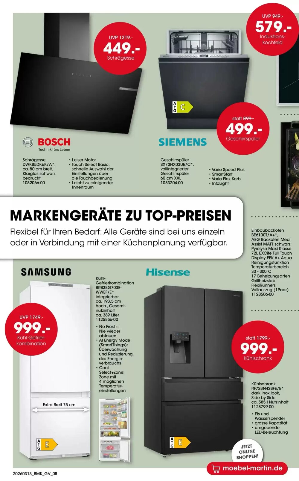 Möbel Martin Prospekt (ab 12.03.2026) zum Blättern - Seite 8