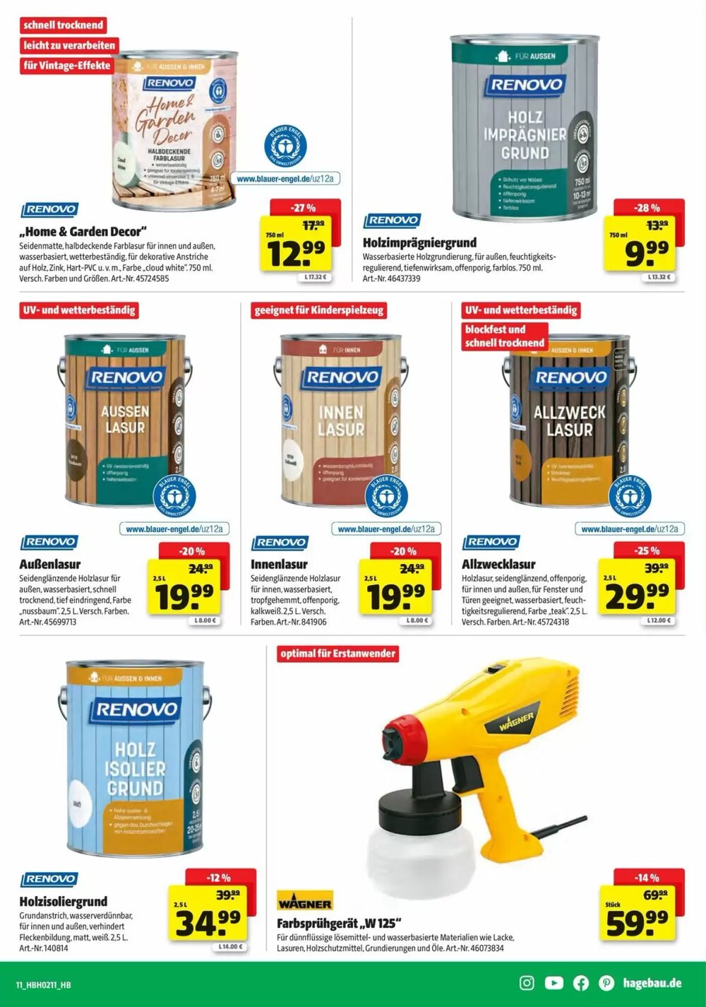 Hagebau Prospekt (ab 12.03.2026) zum Blättern - Seite 11
