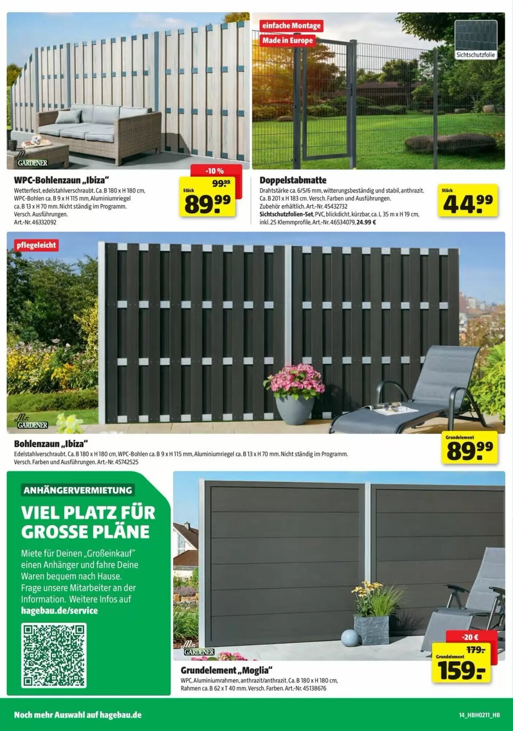 Hagebau Prospekt (ab 12.03.2026) zum Blättern - Seite 14