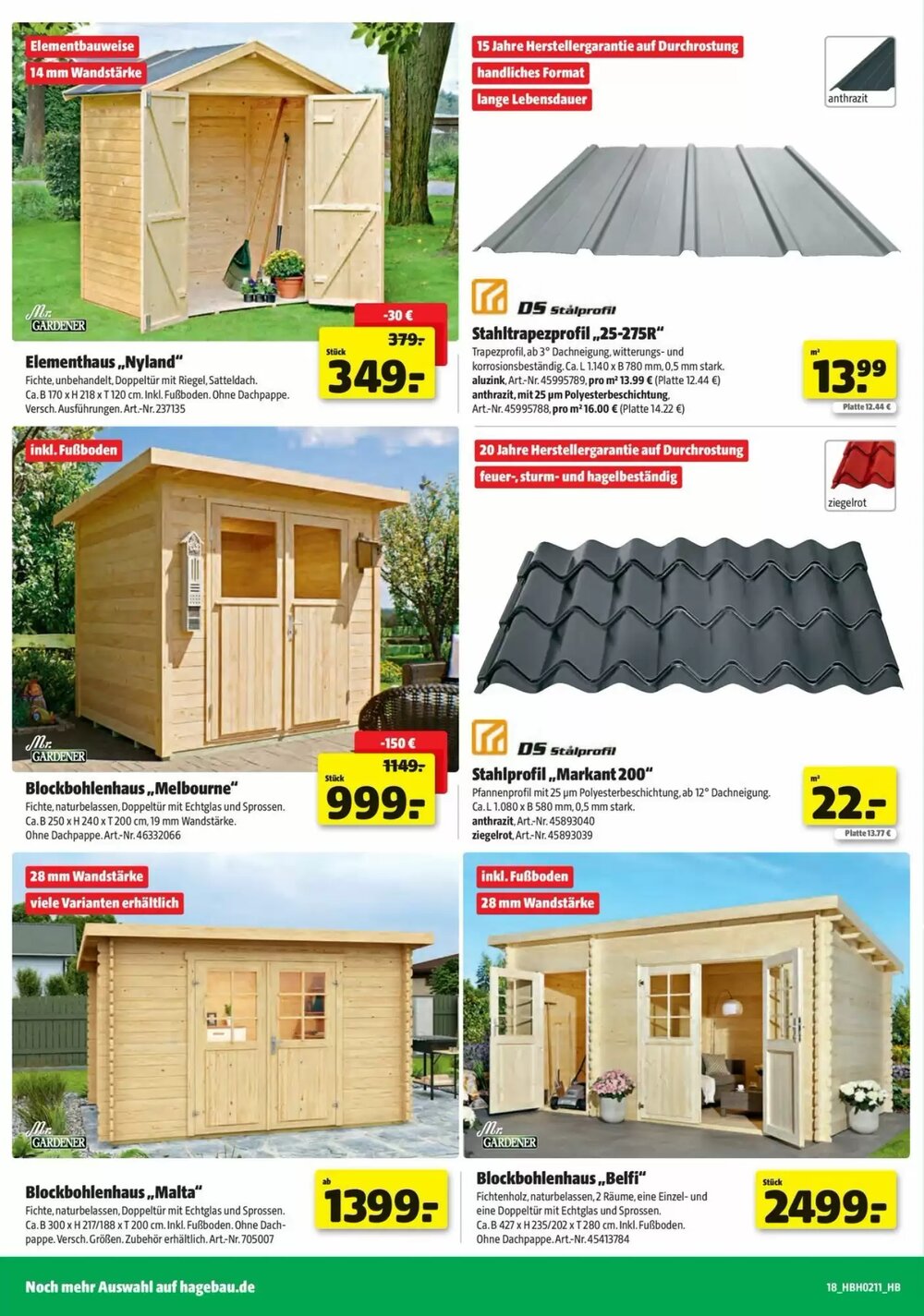 Hagebau Prospekt (ab 12.03.2026) zum Blättern - Seite 18