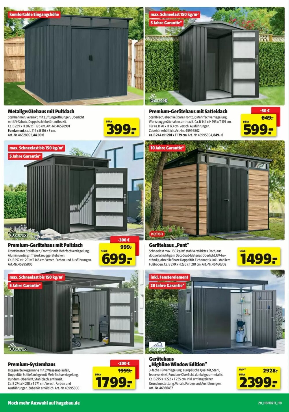Hagebau Prospekt (ab 12.03.2026) zum Blättern - Seite 20