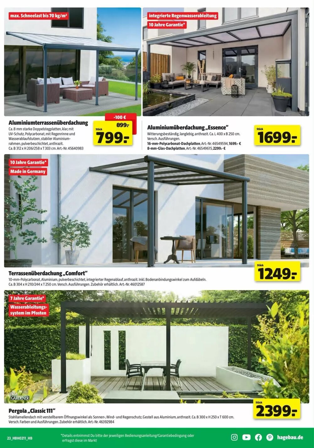 Hagebau Prospekt (ab 12.03.2026) zum Blättern - Seite 23