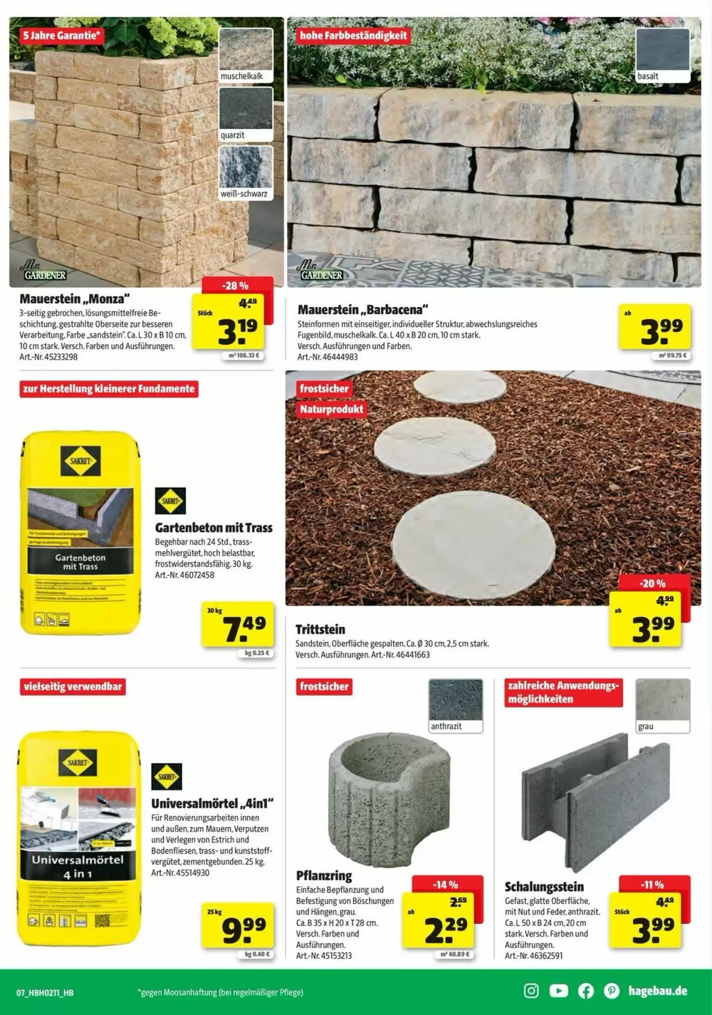 Hagebau Prospekt (ab 12.03.2026) zum Blättern - Seite 7
