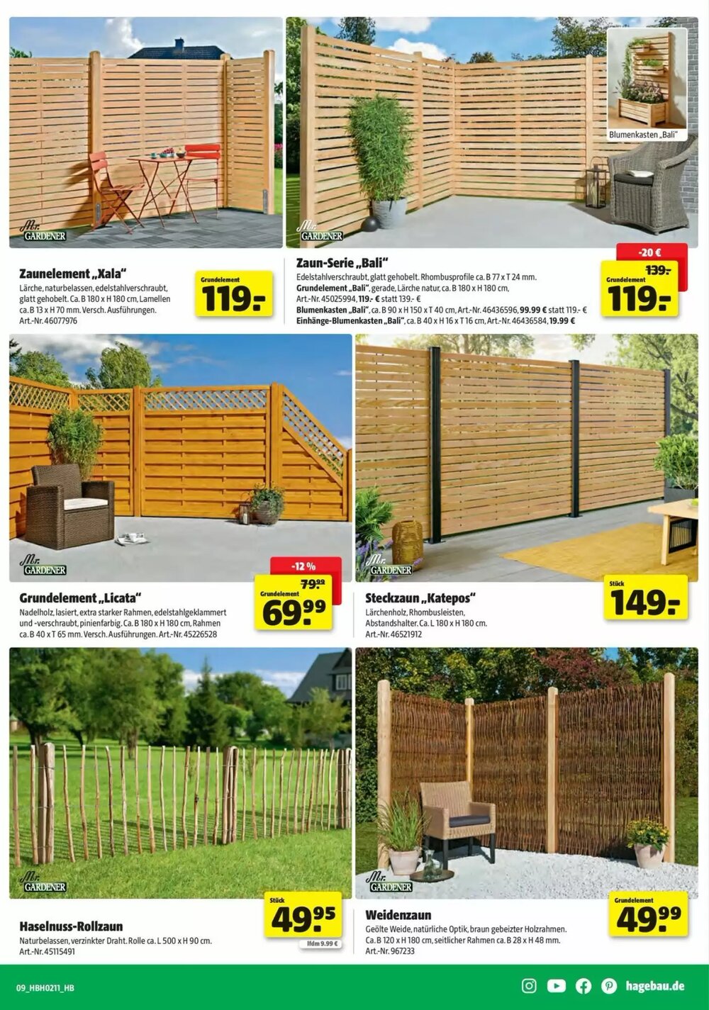 Hagebau Prospekt (ab 12.03.2026) zum Blättern - Seite 9