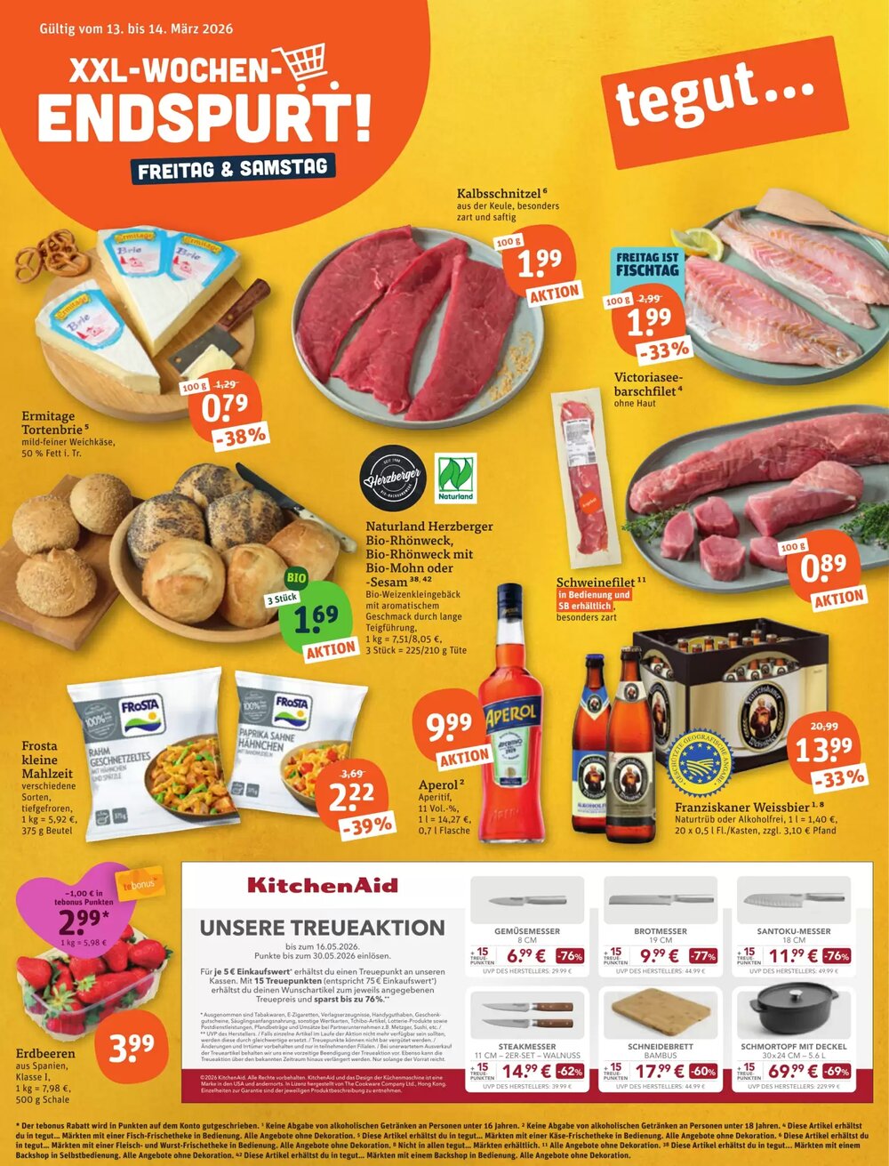 tegut Prospekt (ab 13.03.2026) zum Blättern - Seite 1