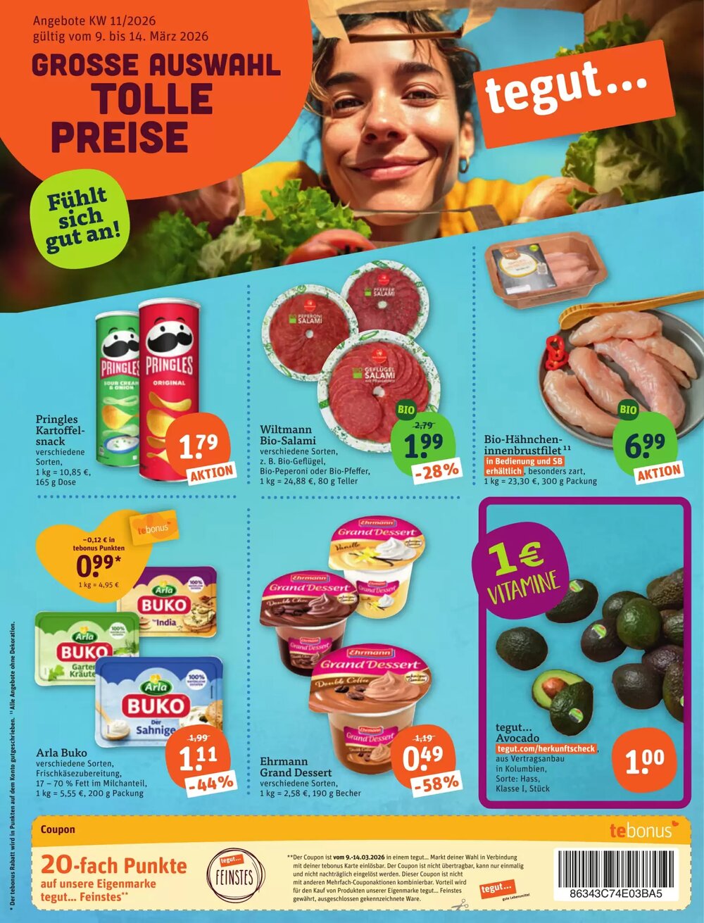 tegut Prospekt (ab 13.03.2026) zum Blättern - Seite 3