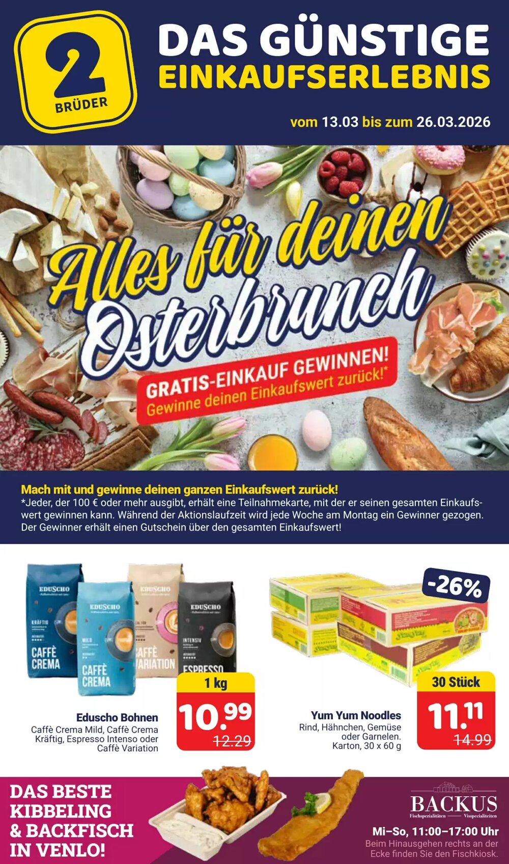 2Brüder Prospekt (ab 13.03.2026) zum Blättern - Seite 1