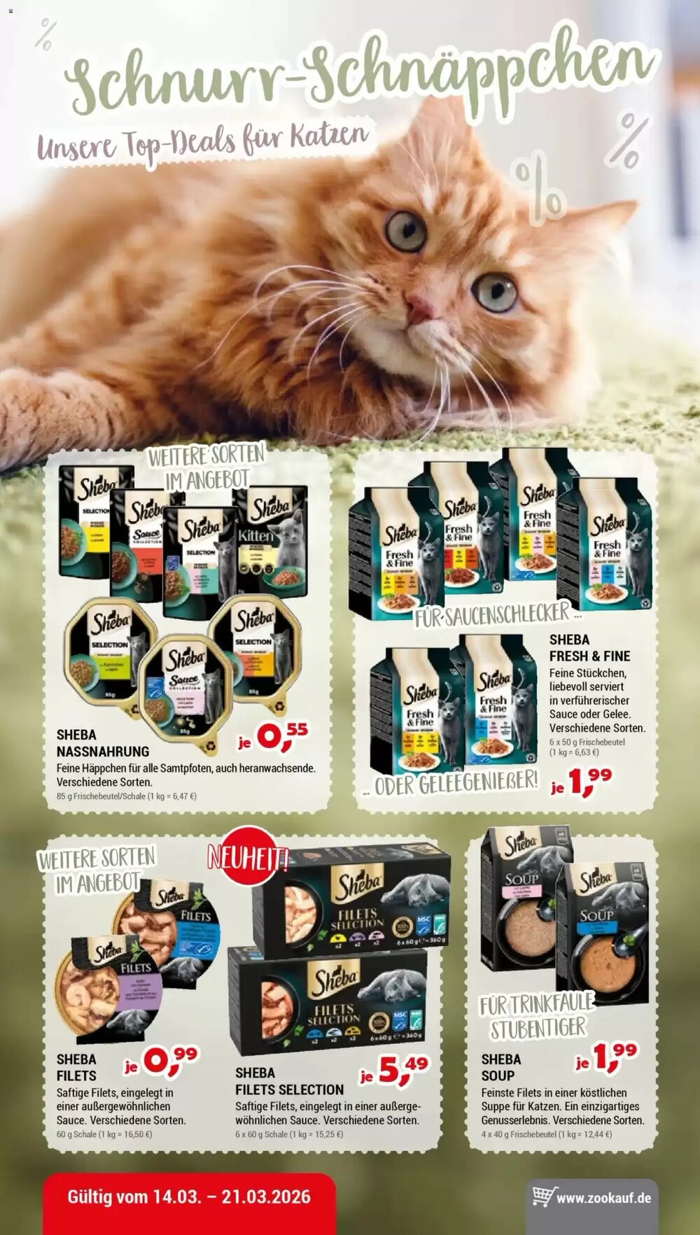 Zookauf Prospekt (ab 14.03.2026) zum Blättern - Seite 1